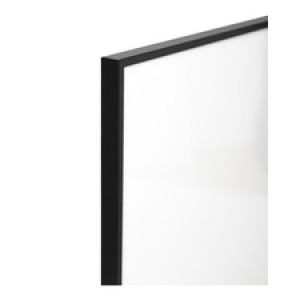 ARCHYI whiteboard geëmailleerd, magnethaftend keramiek, 1800 x 1200 mm, zwarte rand