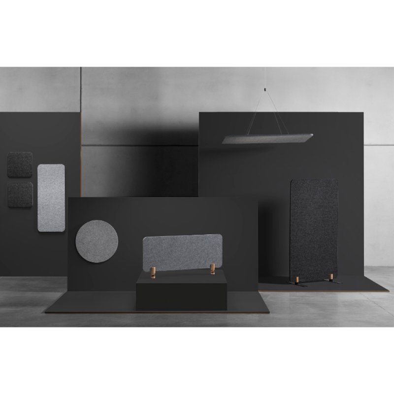 ARCHYI bureauscheidingswand Akustik Sculpo, 1400 x 400 x 33 mm, geluidsabsorberend