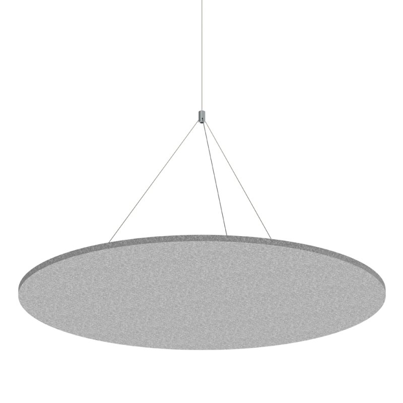 ARCHYI plafondelement Akustik Sculpo, PET-materiaal, rond, diameter 1200 mm