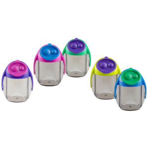 Kores dubbele puntenslijper MIGOO, kunststof behuizing, 3 mm en 5 mm potloden, 20 stuks