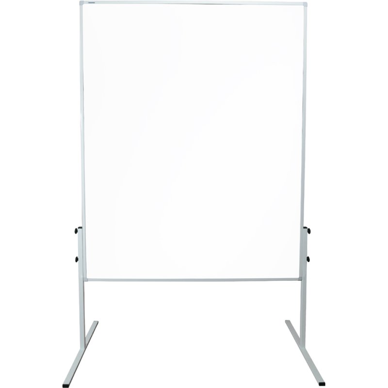 FRANKEN scheidingswand X-tra Line, acrylglas transparant, 1200 x 1500 mm, wit metaalframe