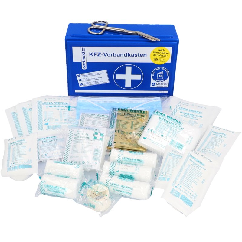 Cartrend EHBO-kit voor auto Classic blauw