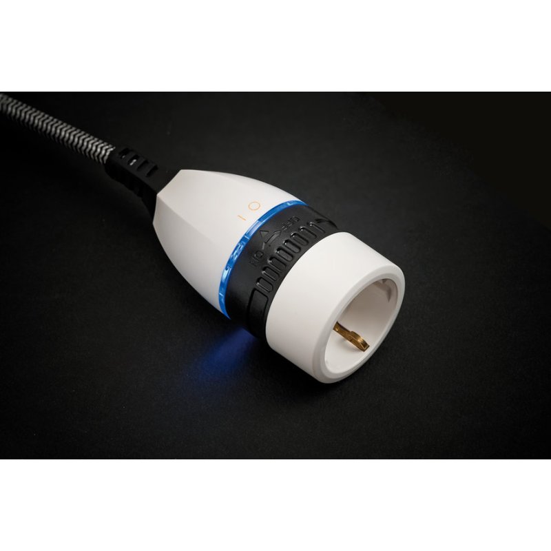 Brennenstuhl verlengkabel met schakelaar zwart/wit 3,0 m