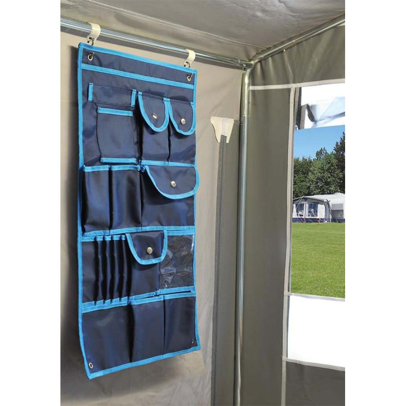 Voorvak voor caravan van polyester, 4 vakken.