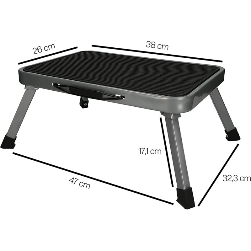 Cartrend opstapje met handgreep voor camper en caravan