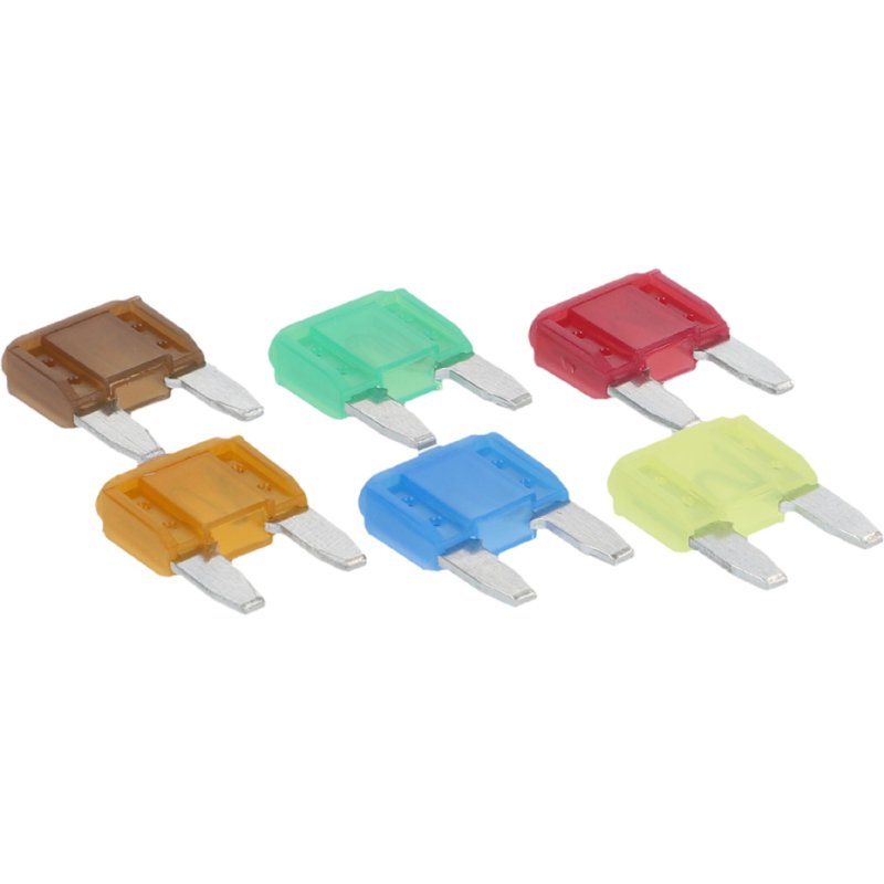 Cartrend Platte Autostopcontacten Mini, Gesorteerd Set