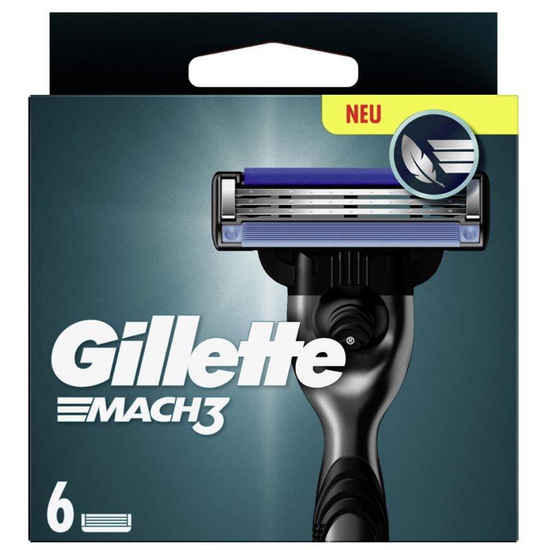 Gillette vervangmesjes Mach3 systeem, 6 stuks