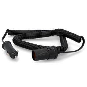 cartrend Verlengkabel auto 12V spiraal uitrekbaar tot 5 meter