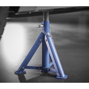 Cartrend - Assteunen - Draagvermogen: 2.000 kg - Kleur: Blauw