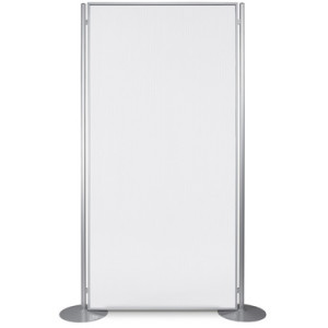 magnetoplan kamerscherm Acry Professional, acryl, 137 x 32 x 204 cm, aluminium frame