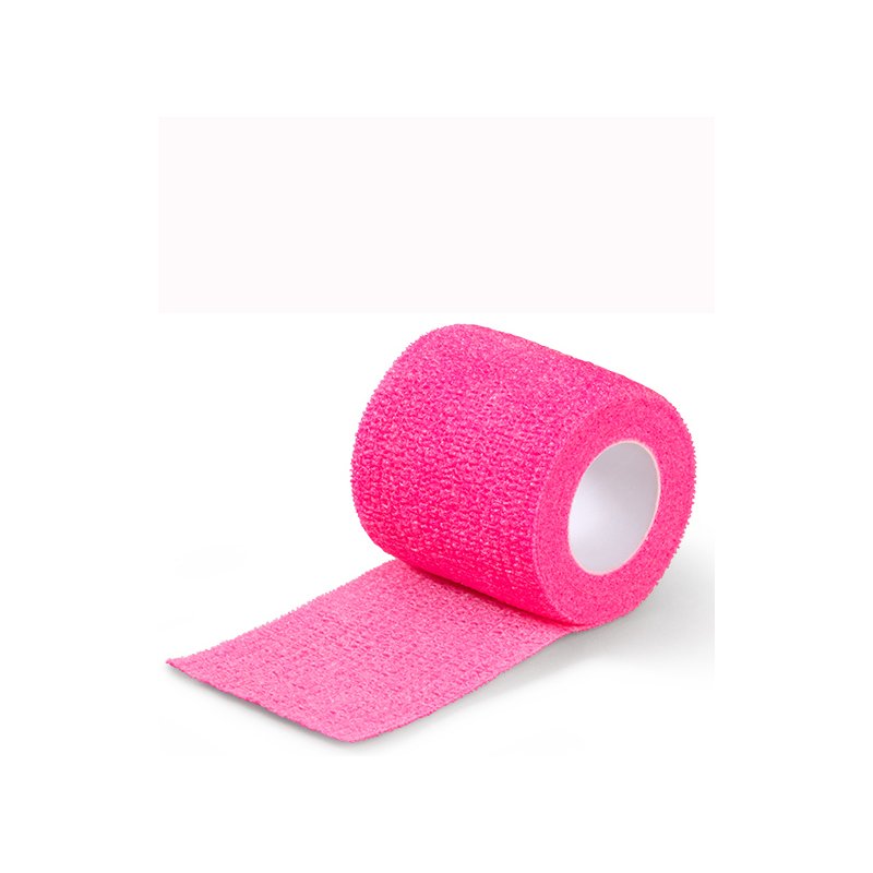 Elastische fixerende zwachtel, 50 mm x 4,5 m, roze