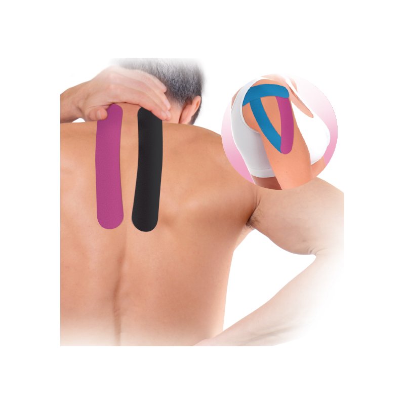 HARO Kinesiologie tape schouder en nek, kleurenmix