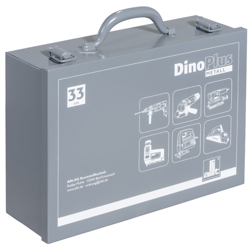 Allit gereedschapskoffer DinoPlus metaal 33, grijs