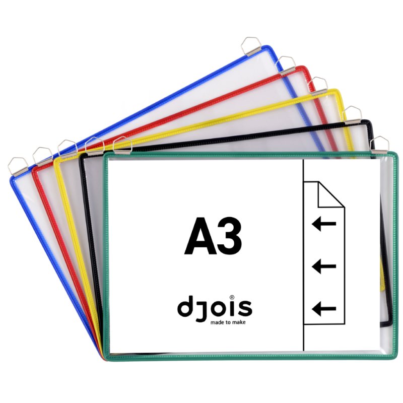 Djois by tarifold Kleurige Hangmappen A3 Liggend
