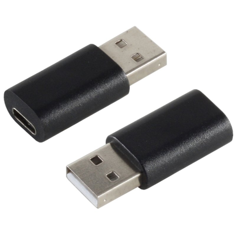 shiverpeaks USB 2.0 adapter A-stekker naar USB-C aansluiting