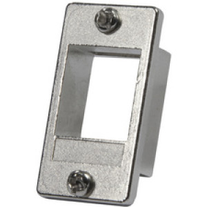 LogiLink inbouwbehuizing voor keystone-modules, zinkspuitgietwerk.