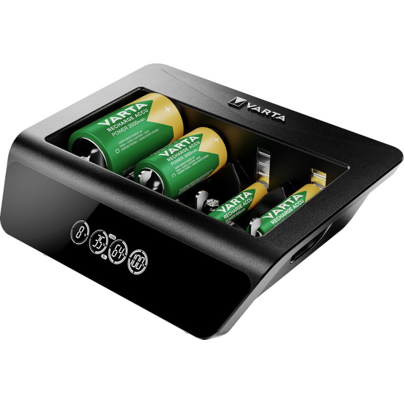 VARTA Universele Batterijlader met LCD Display