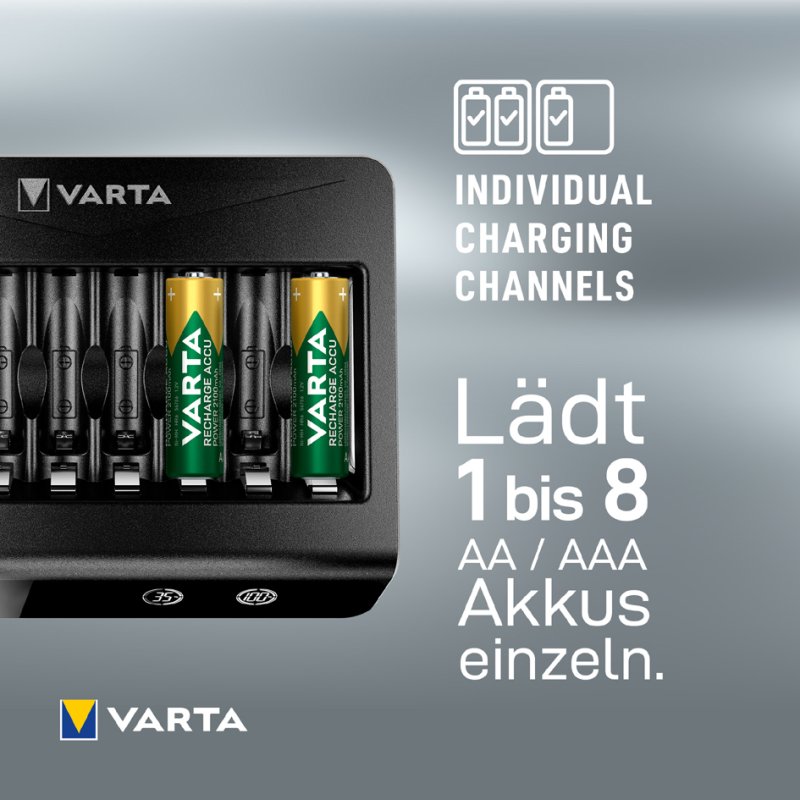 VARTA LCD Multi lader, zonder batterijen