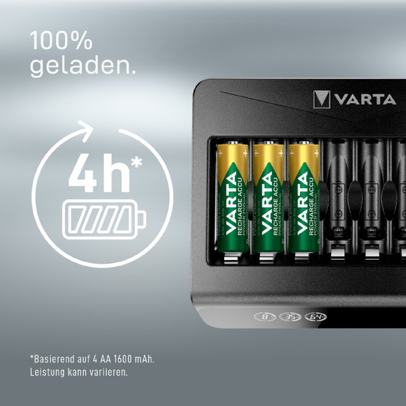 VARTA LCD Multi lader, zonder batterijen