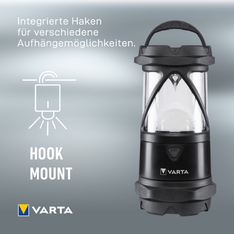 VARTA Campinglamp Indestructible L30 Pro zwart
