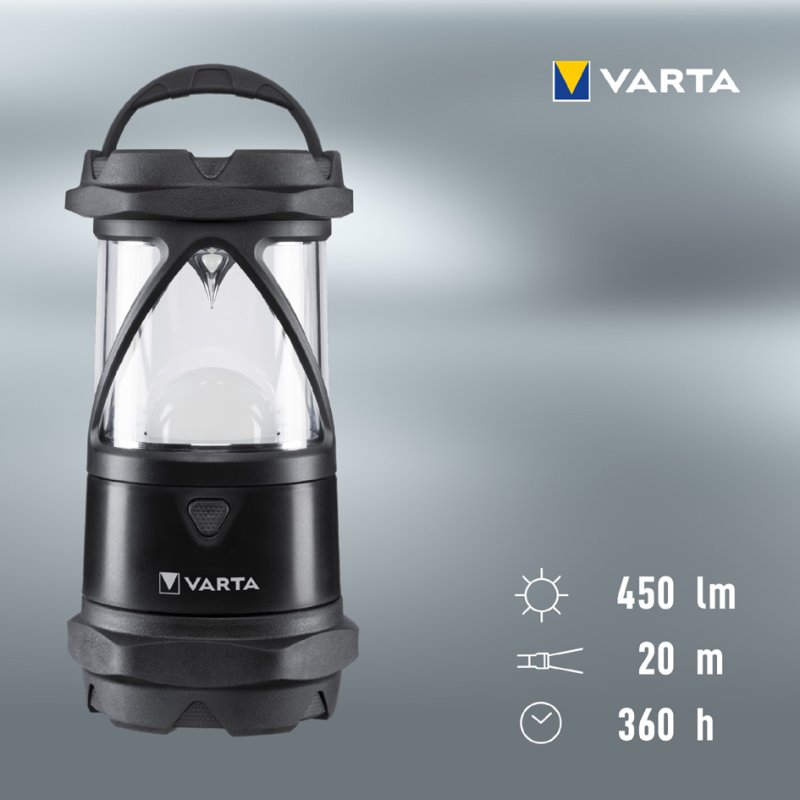 VARTA Campinglamp Indestructible L30 Pro zwart