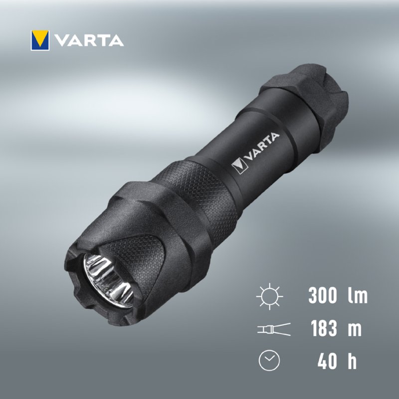 VARTA zaklamp Indestructible F10 Pro inclusief 3 AAA batterijen