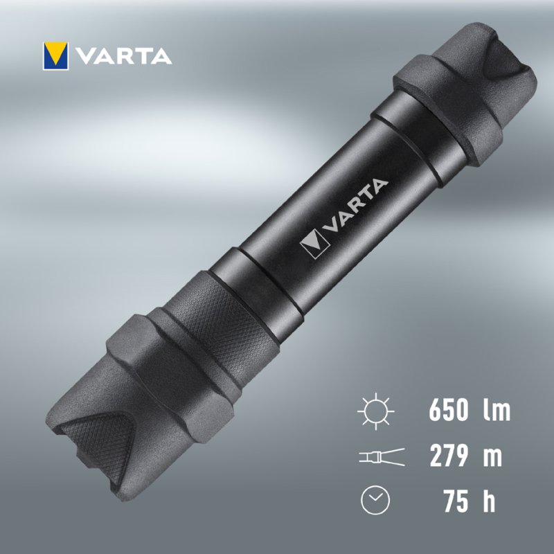 VARTA zaklamp Indestructible F30 Pro met 6x AA batterijen