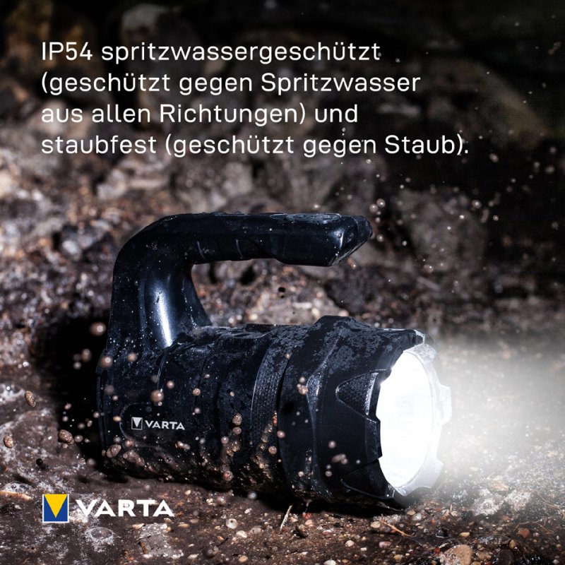 VARTA zaklamp Indestructible BL20 Pro inclusief 6x AA batterijen