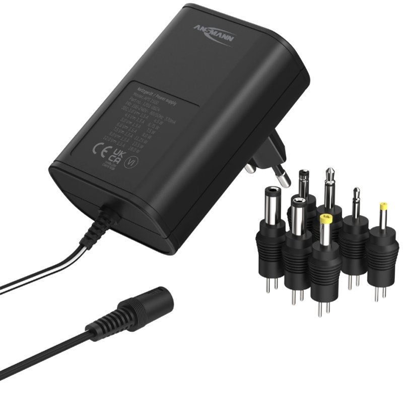 Universal adapter, 18 W / 3-12 V