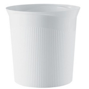 HAN prullenbak Re-LOOP, gerecycled kunststof, 13 liter, wit