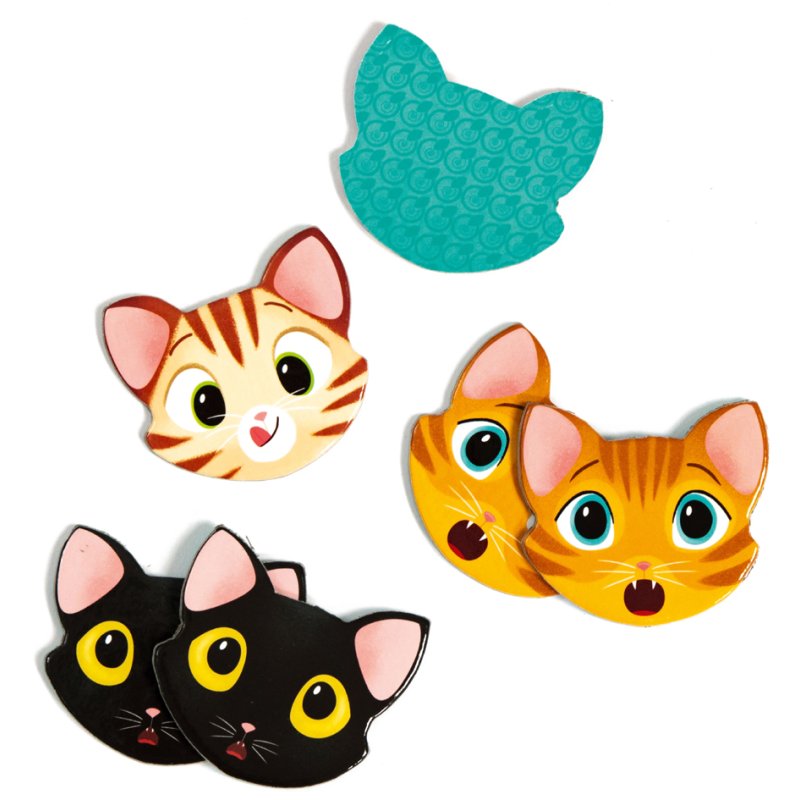 Mandarijnen Geheugenspel 'Katten'
