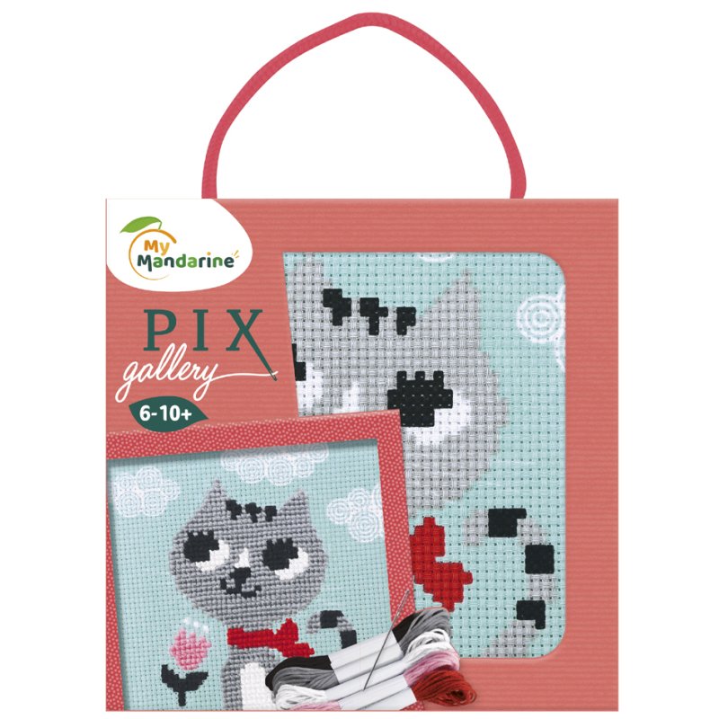 Sinaasappelstokjeset 'Pixgalerie', Kat