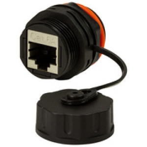 LogiLink industriële aansluitkoppeling Categorie 6A, 2x RJ45-stekker.