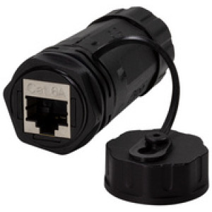 LogiLink Industriële Schroefkoppeling Cat.6A, met kabelwartel