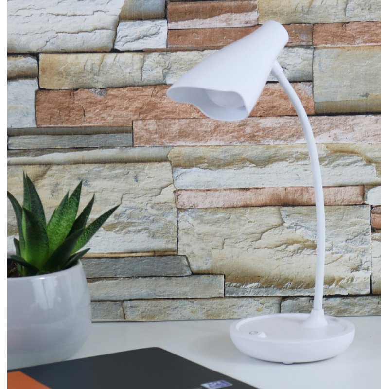 UNiLUX LED-bureaulamp UKKY, dimbaar, wit
