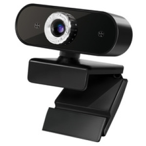 LogiLink HD USB-webcam met microfoon, zwart