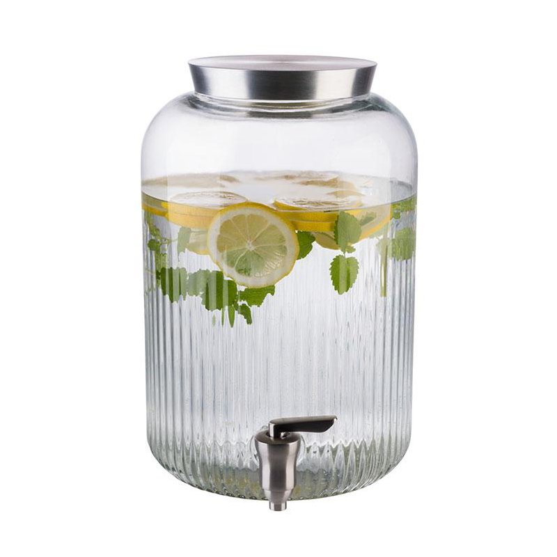 APS drankendispenser, 7 liter, glas/roestvrij staal