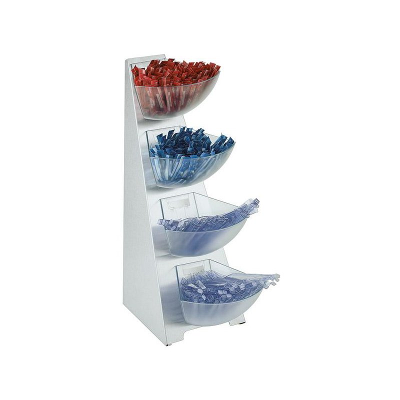 APS portioneerrek Multi Rack, 4-traps, roestvrij staal