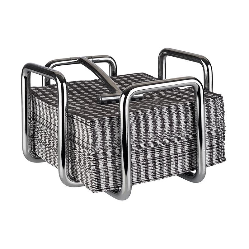 RVS servethouder HERO, chrome afwerking