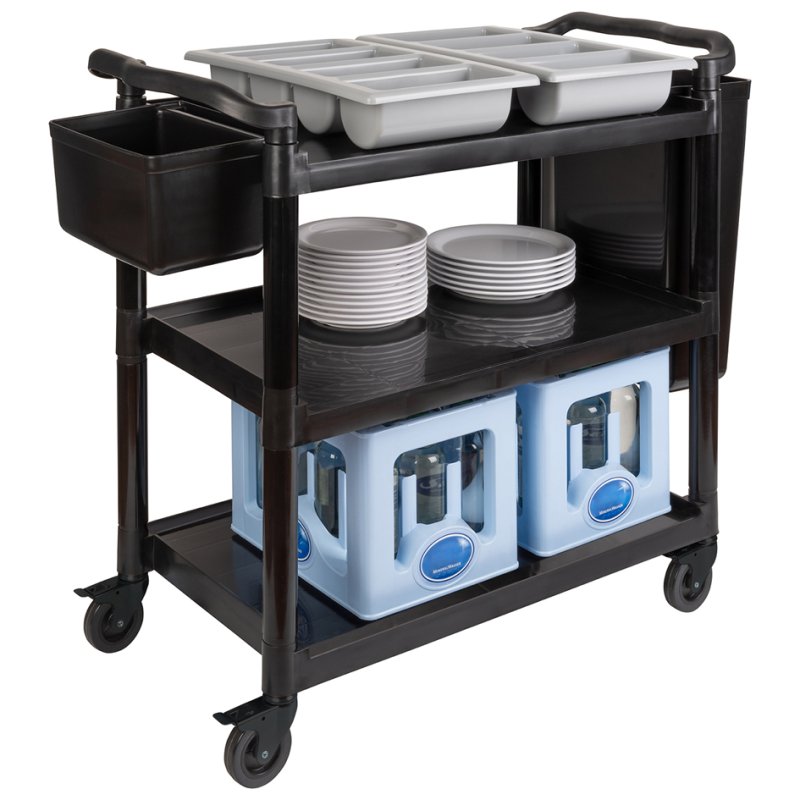 APS Container voor serveerkar READY, 13 liter, zwart