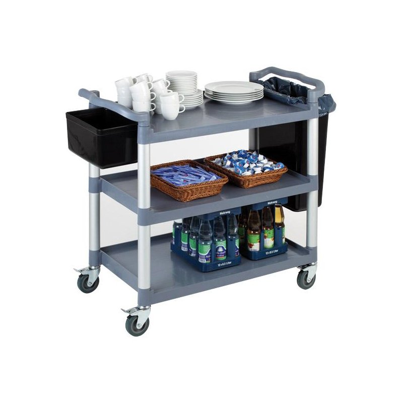 APS Container voor serveerkar READY, 13 liter, zwart