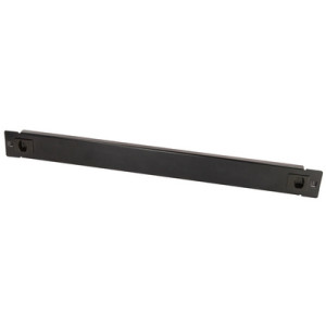 LogiLink 19" blinde plaat, 1 hoogte-eenheid, metaal, zwart (RAL9005)