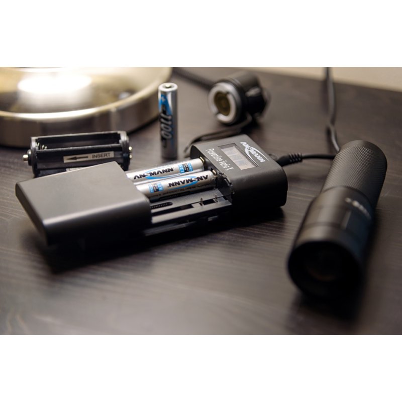 ANSMANN Universele Batterijlader Powerline Vario X, zwart