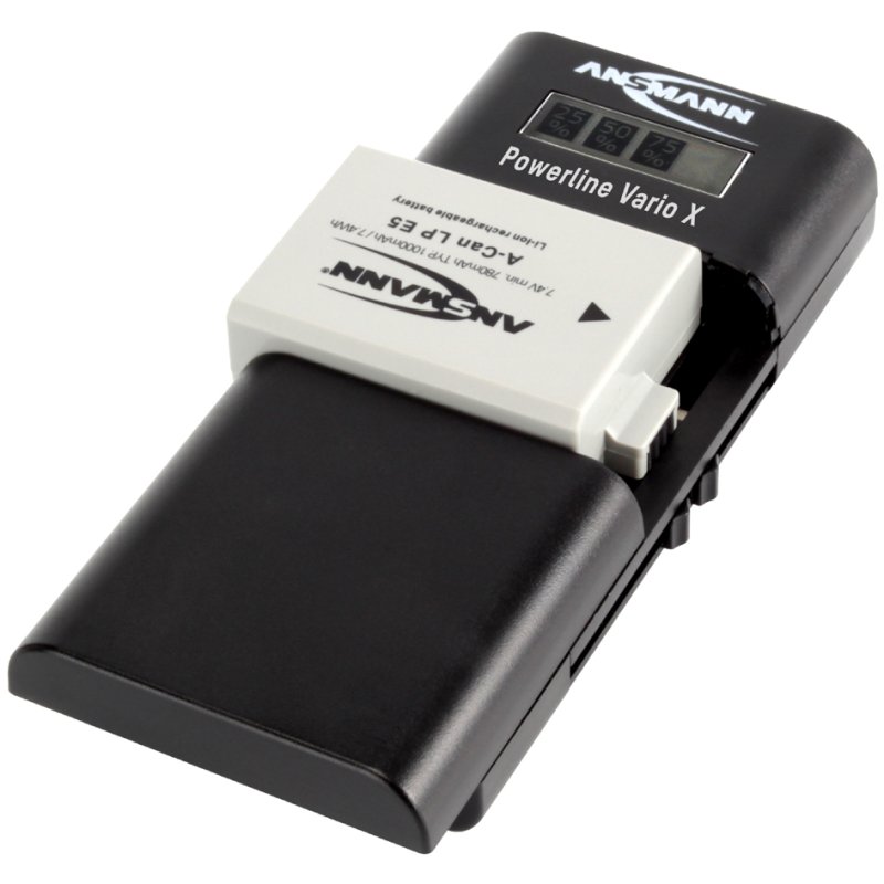 ANSMANN Universele Batterijlader Powerline Vario X, zwart