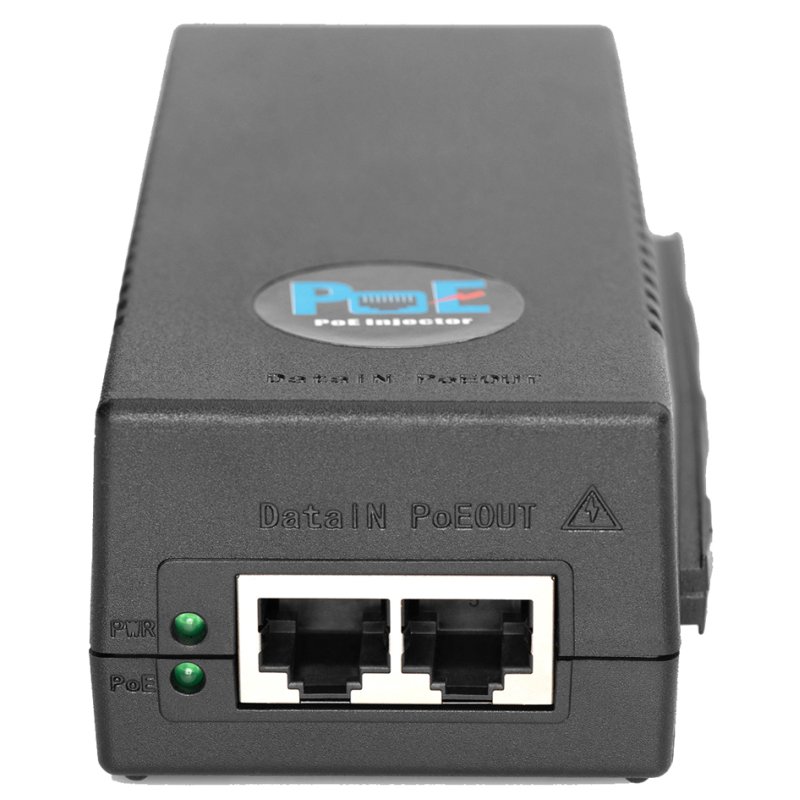 10 Gigabit Ethernet PoE+ Injectie-eenheid, 802.3at, 30 W