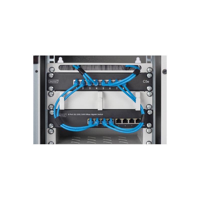 10 Gigabit/s Ethernet PoE+ netwerkapparaat, 8 aansluitingen
