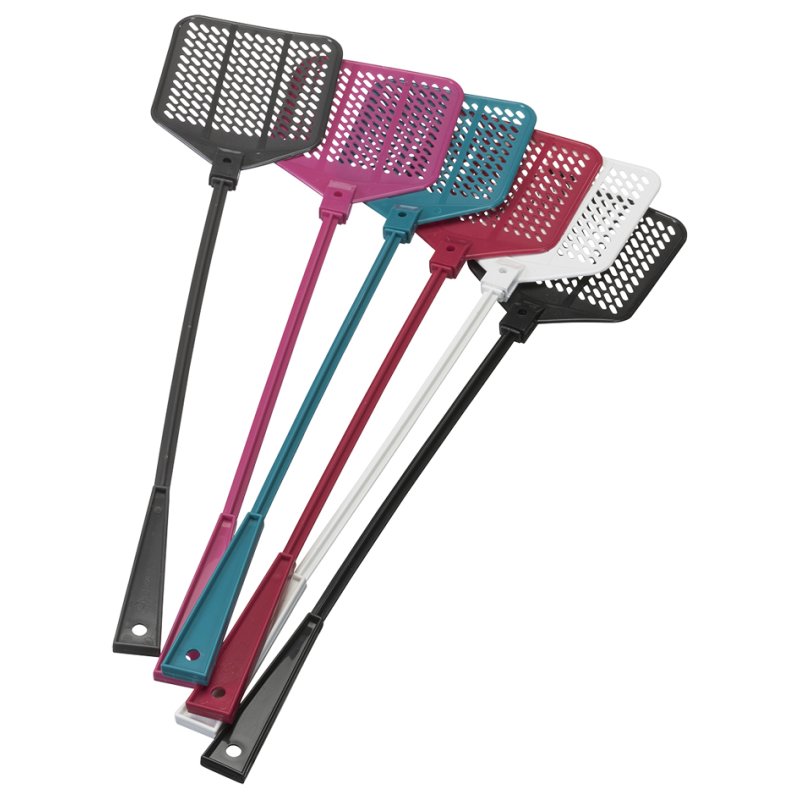 Vliegenmepper kunststof gekleurd gesorteerd