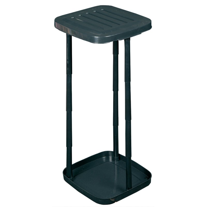 Vuilniszakhouder ECO met deksel, zwart