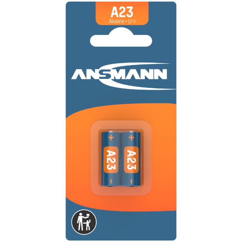 ANSMANN A23 alkalinebatterijen 12V, 2 stuks