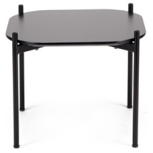 Bijzettafel ONTMOET, zwart, 100 x 50 cm